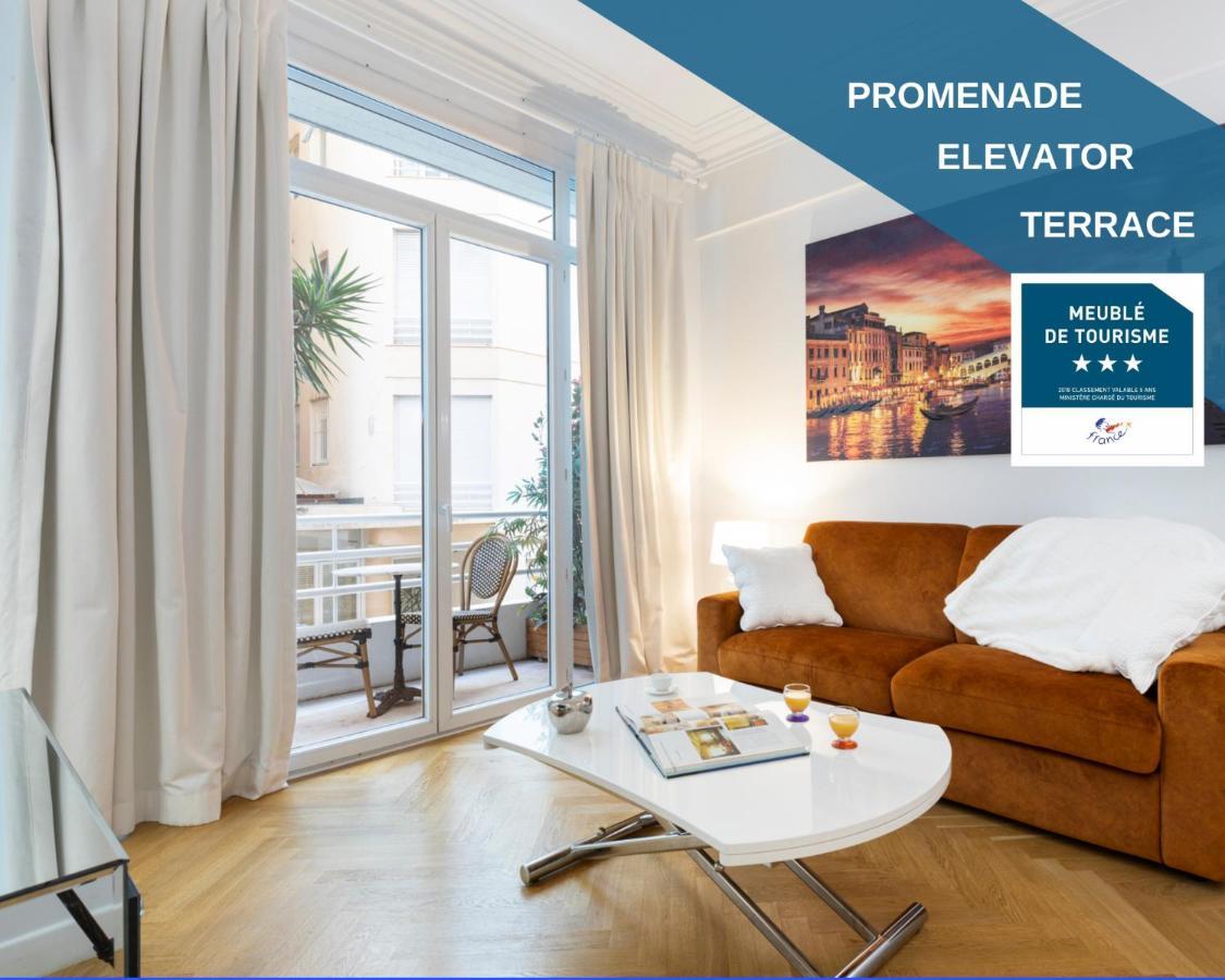 Promenade, 2Pieces Chic Et Clim Avec Terrasse Apartment Ница Екстериор снимка